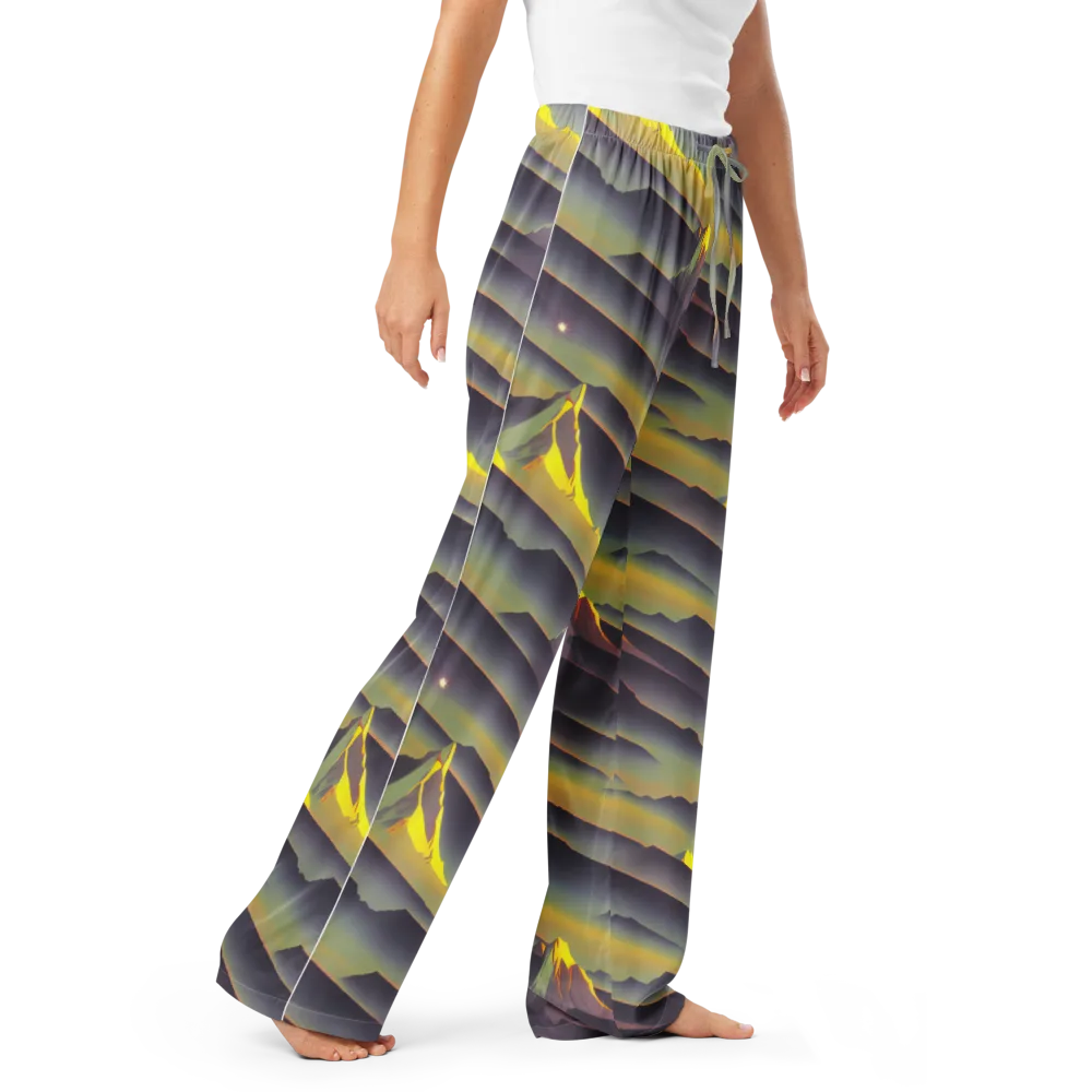 Surreal Summit on Women's Pajama Pants — Right Front