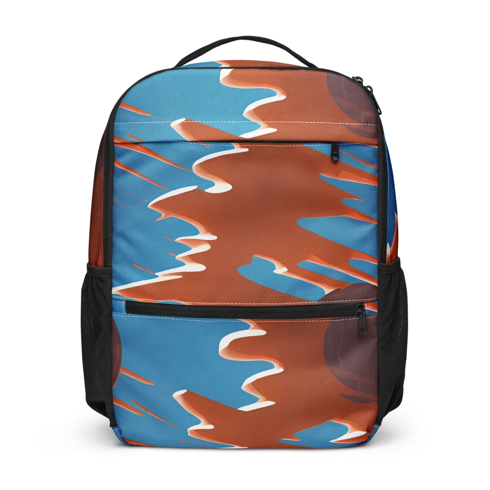 Desert Vortex on Utility Backpack — Front