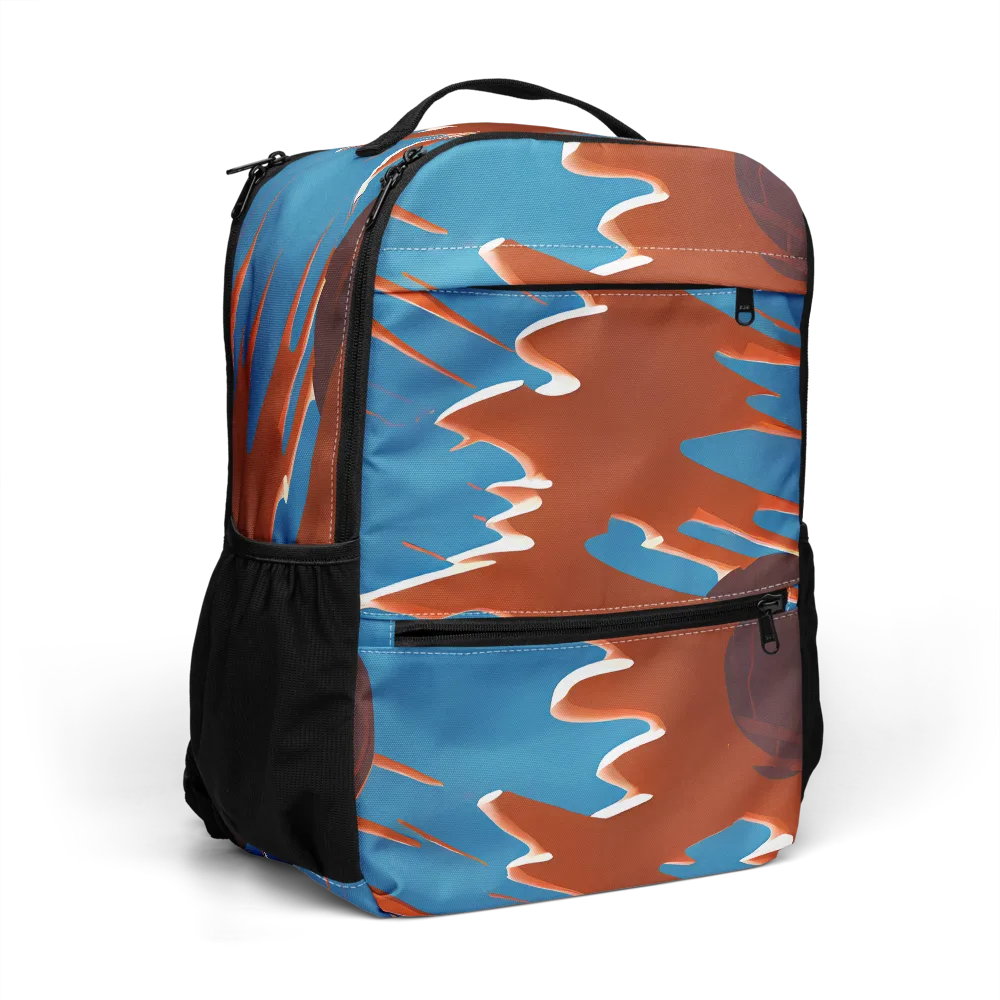 Desert Vortex on Utility Backpack — Right Front