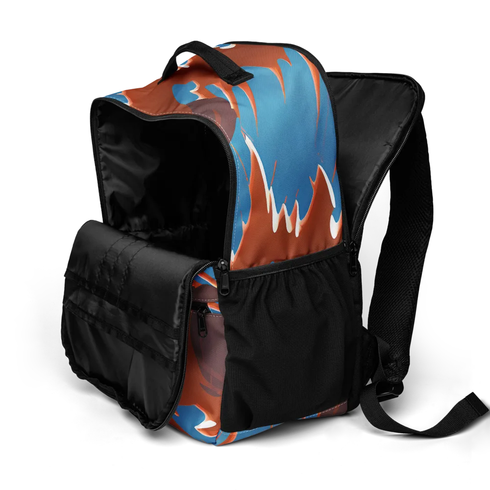 Desert Vortex on Utility Backpack — Product details 2