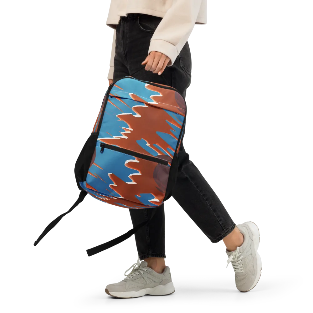 Desert Vortex on Utility Backpack — Front