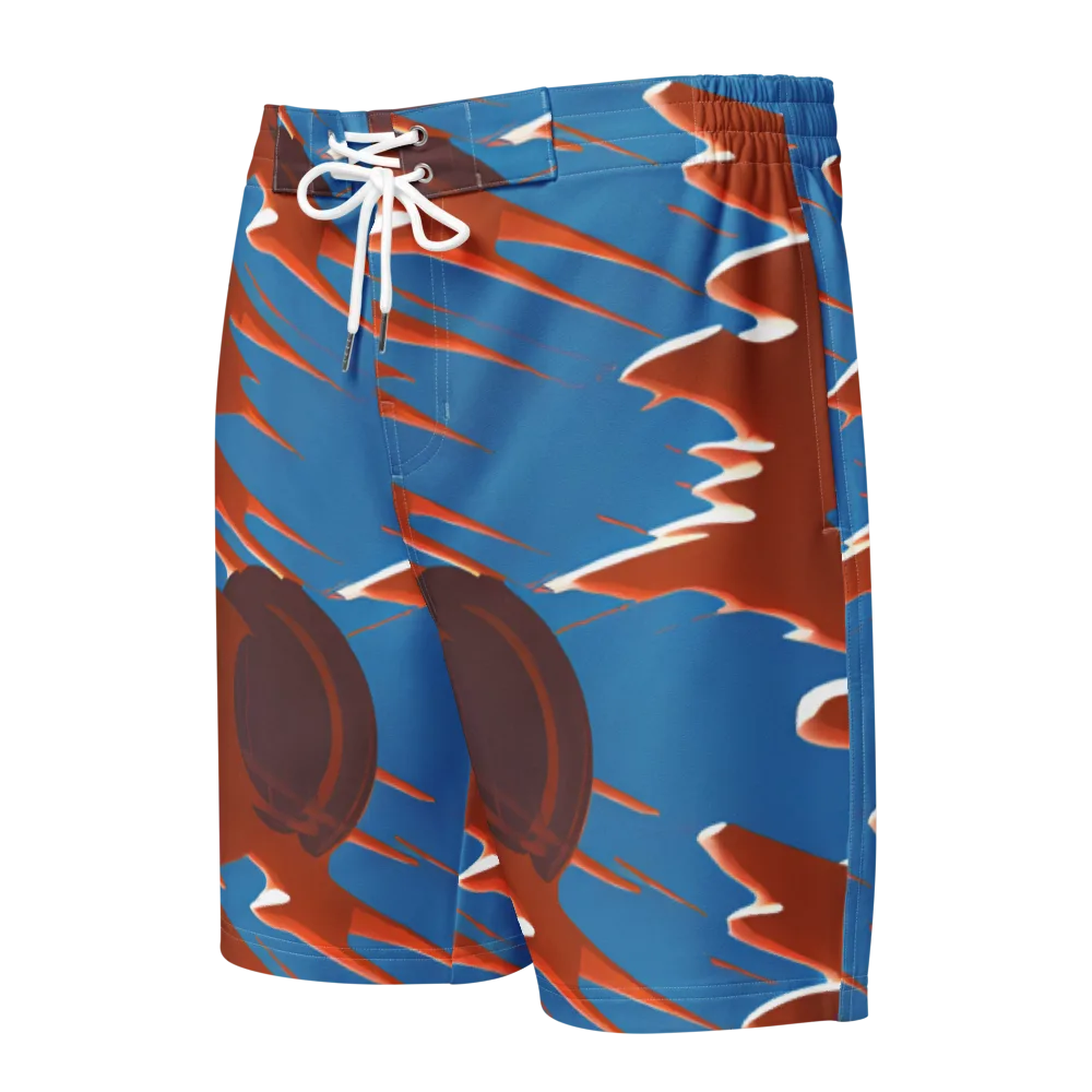 Desert Vortex on Men's Board Shorts — Front