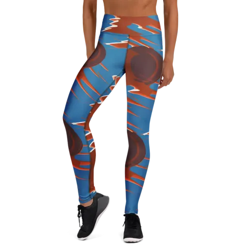 Desert Vortex on a Yoga Leggings