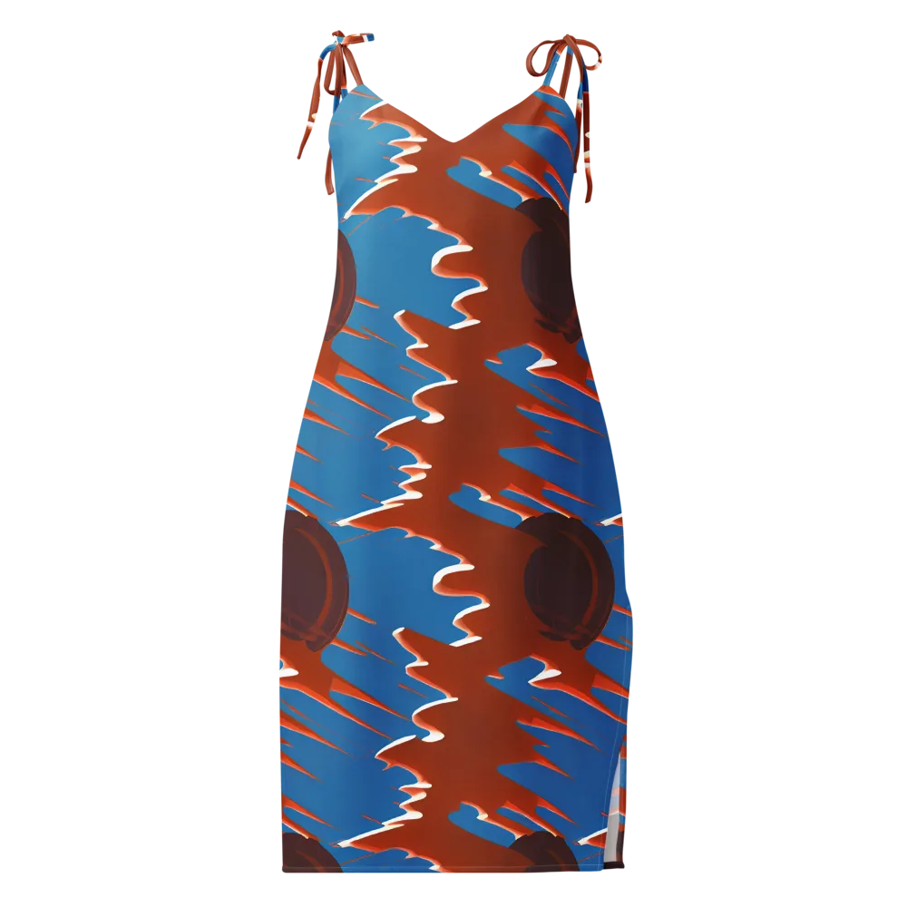 Desert Vortex on Slip Dress — Front