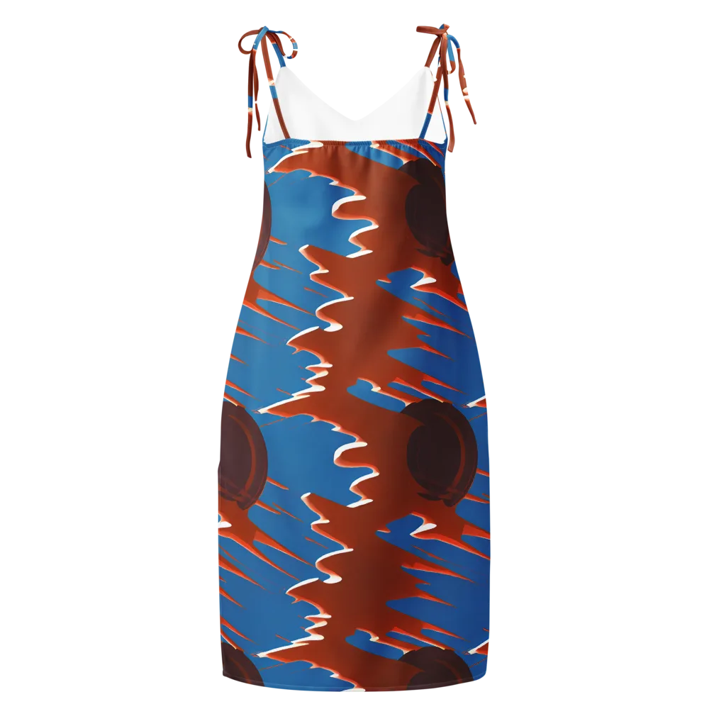 Desert Vortex on Slip Dress — Back