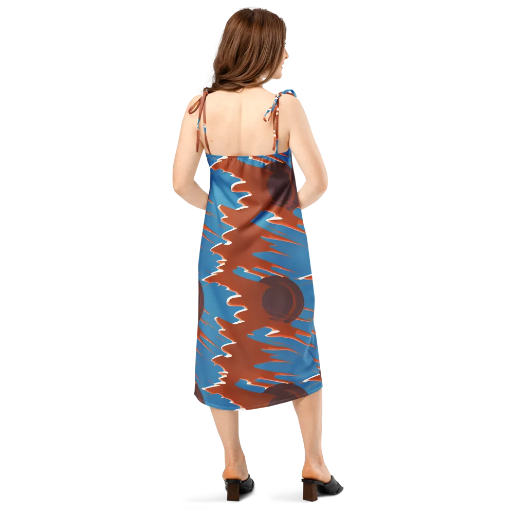 Desert Vortex on Slip Dress — Back