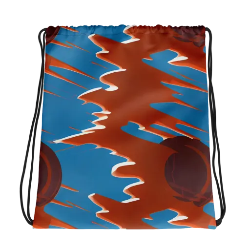 Desert Vortex on a Drawstring Bag