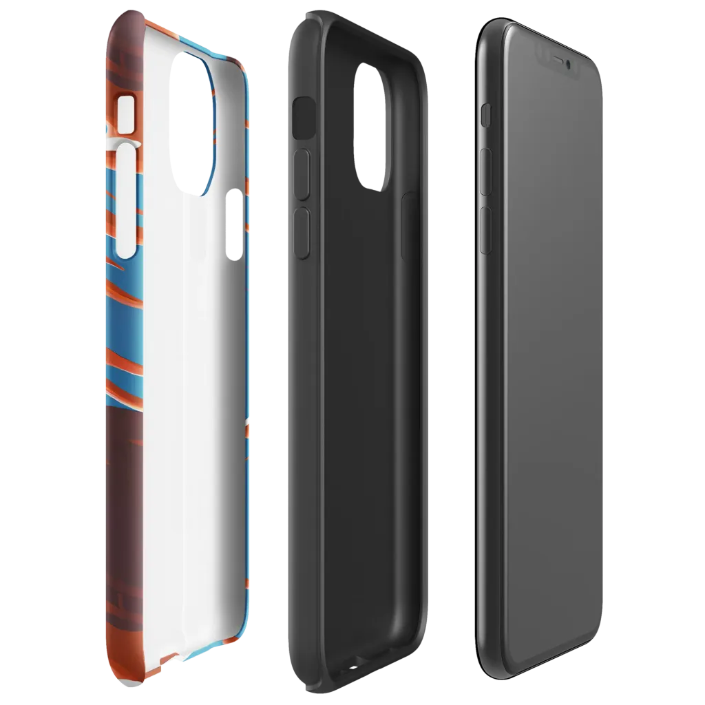 Desert Vortex on Tough Case for iPhone® — Right