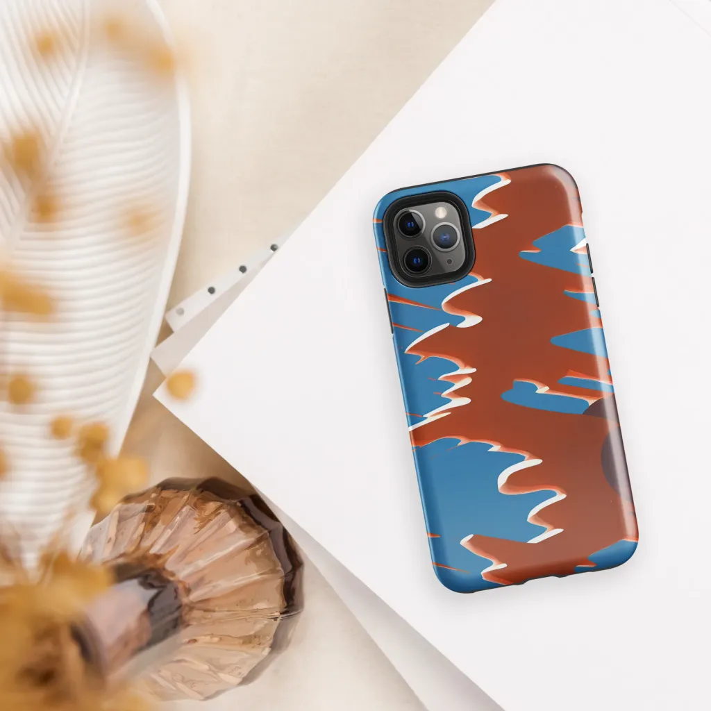 Desert Vortex on Tough Case for iPhone® — Front