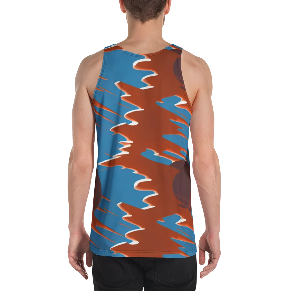 Desert Vortex on Men's Tank Top — Back