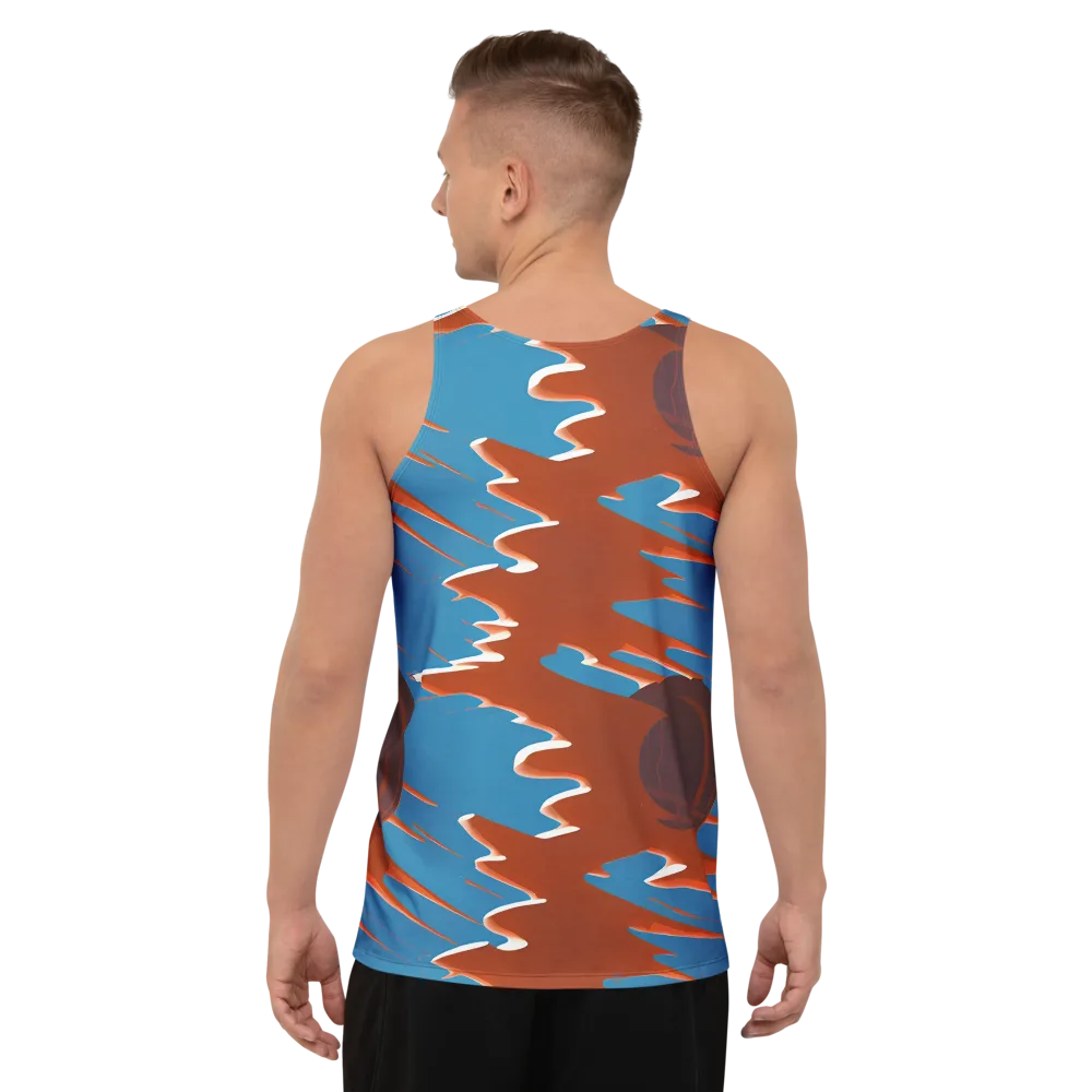 Desert Vortex on Men's Tank Top — Back