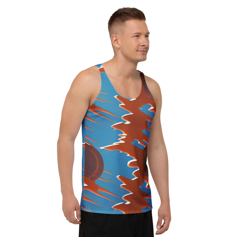 Desert Vortex on Men's Tank Top — Right Front
