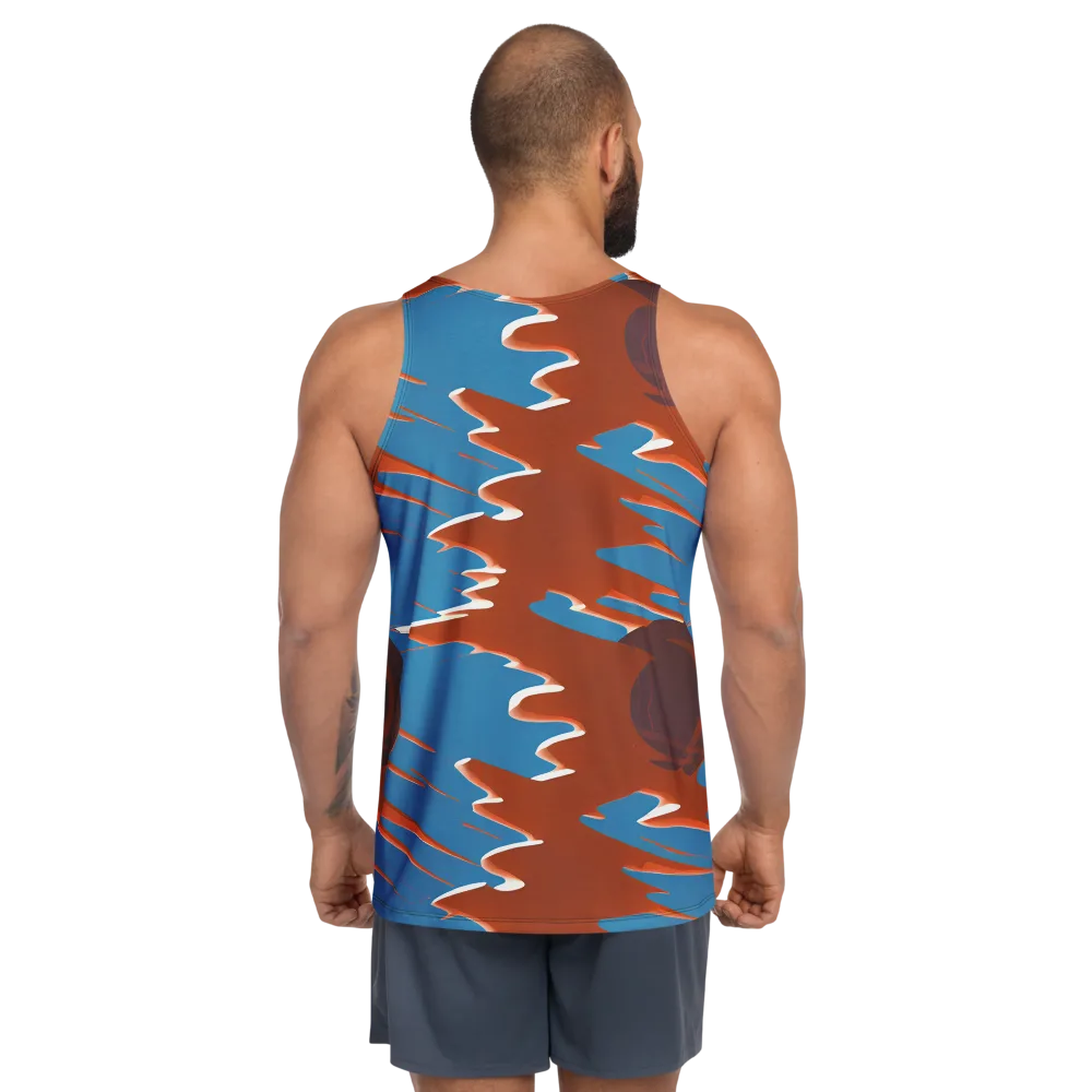 Desert Vortex on Men's Tank Top — Back