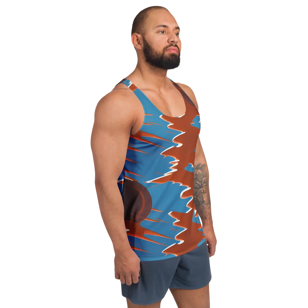 Desert Vortex on Men's Tank Top — Right Front
