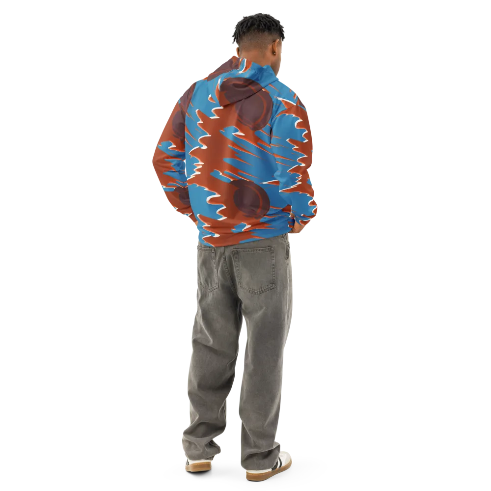 Desert Vortex on Cotton Hoodie — Back