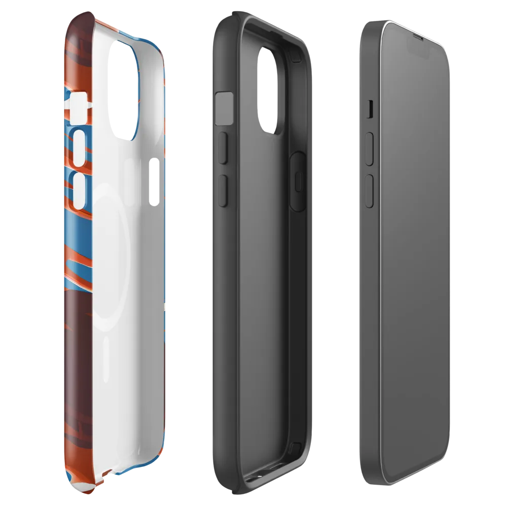Desert Vortex on MagSafe Tough Case for iPhone® — Front