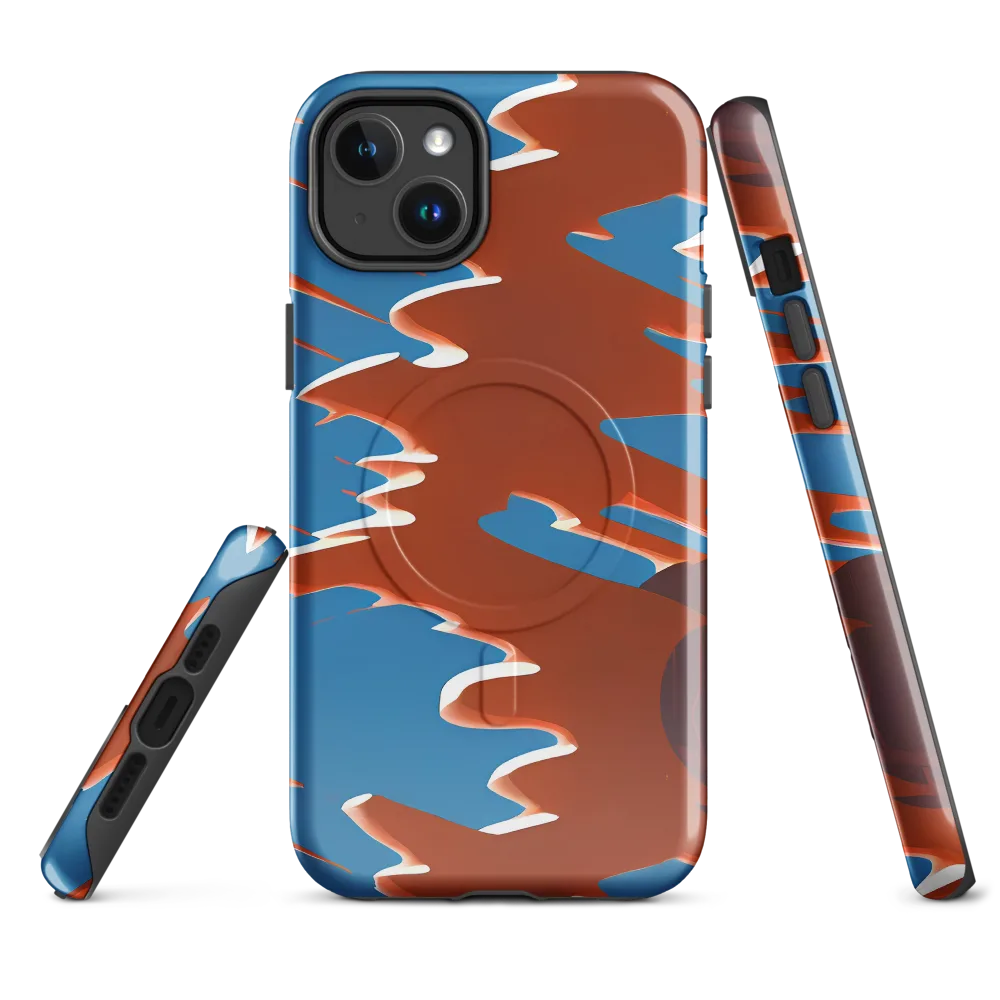 Desert Vortex on MagSafe Tough Case for iPhone® — Front