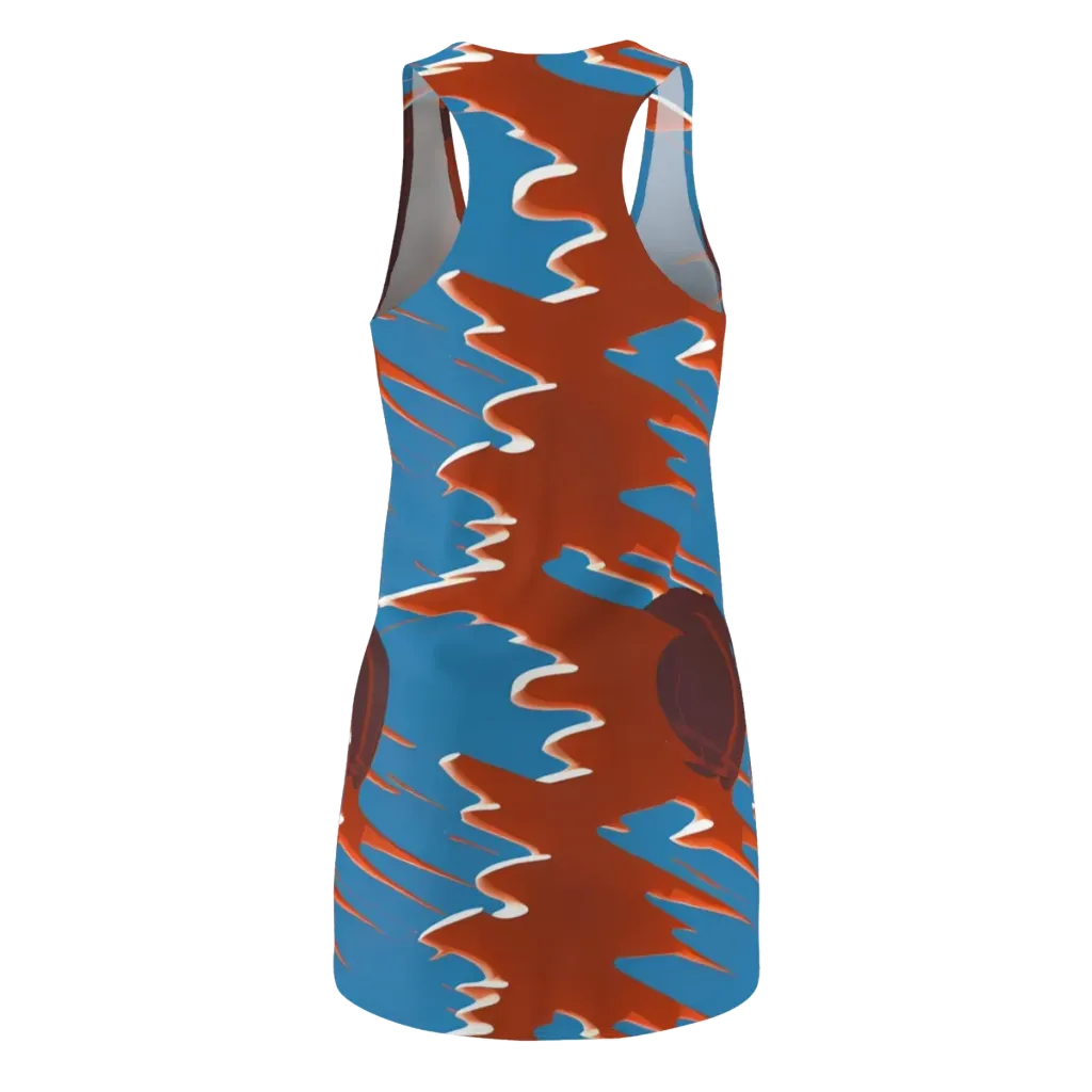 Desert Vortex on Racerback Dress — Back