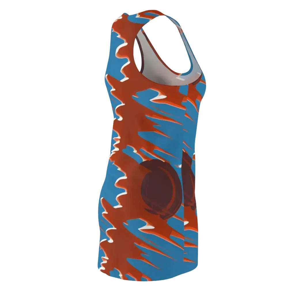 Desert Vortex on Racerback Dress — Back Side