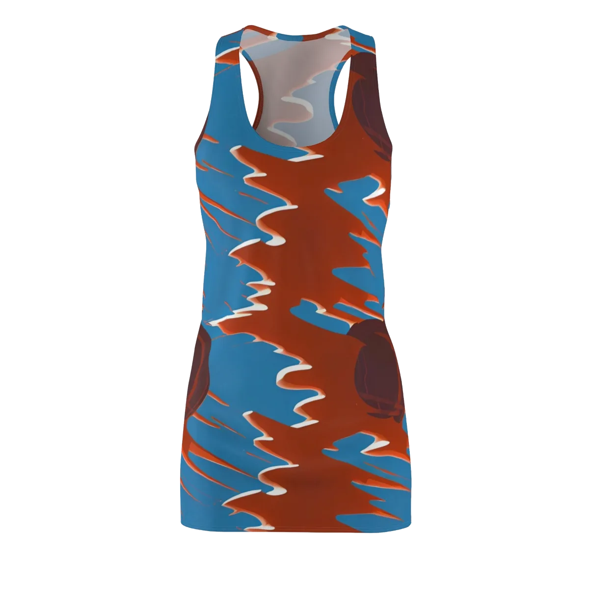 Desert Vortex on Racerback Dress — Front