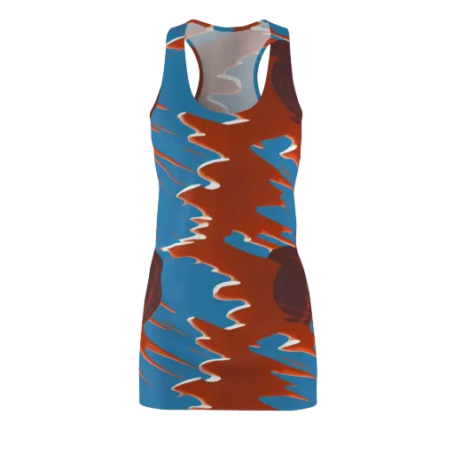Desert Vortex on a Racerback Dress
