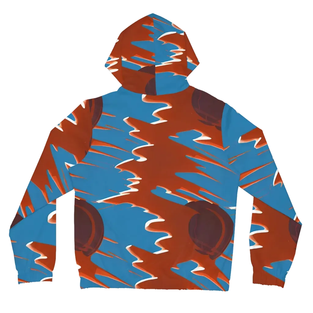 Desert Vortex on Women's Full-Zip Hoodie — Back