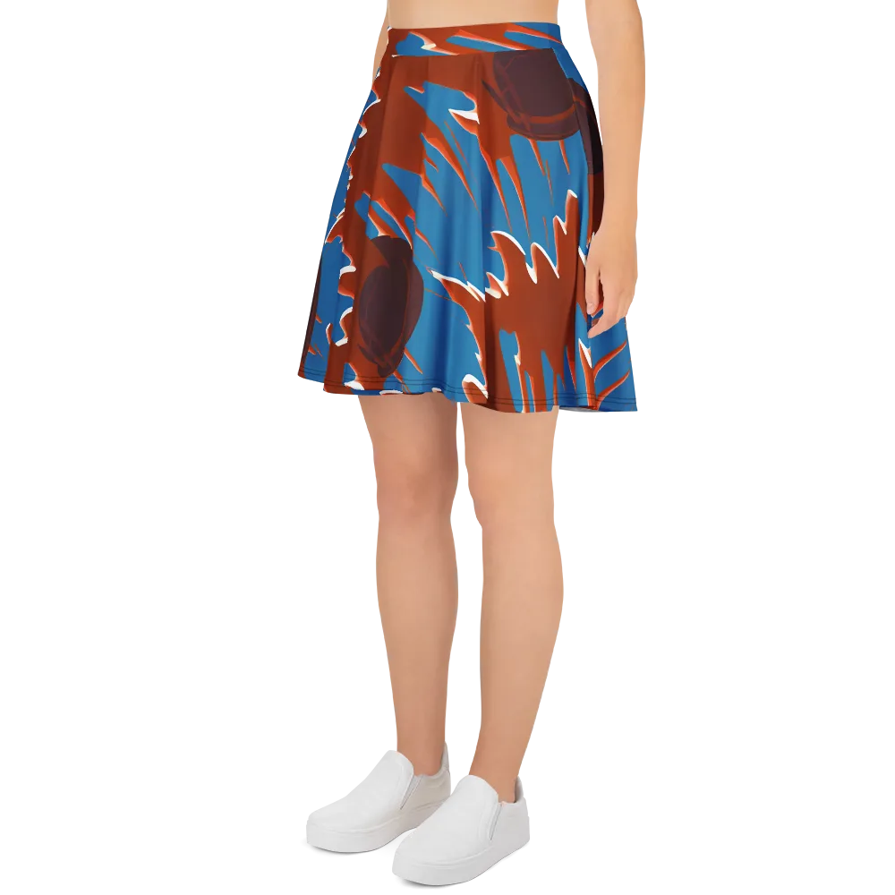 Desert Vortex on Skater Skirt — Left