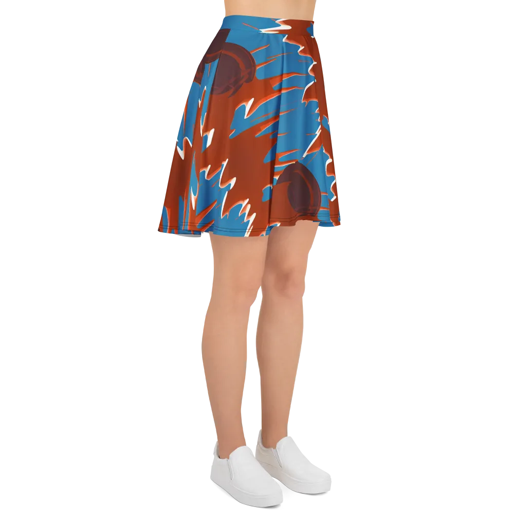 Desert Vortex on Skater Skirt — Right