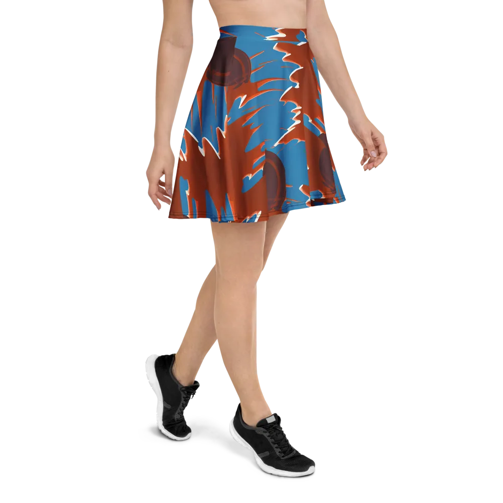 Desert Vortex on Skater Skirt — Right