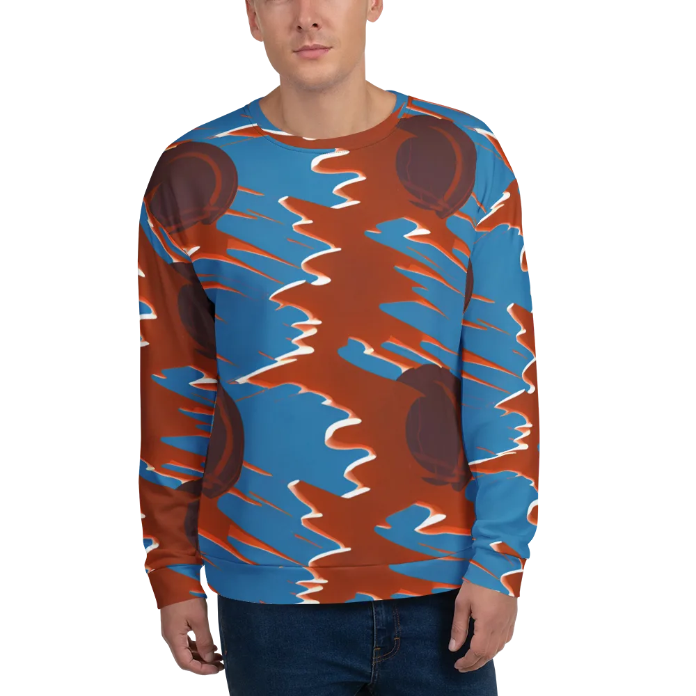 Desert Vortex on Sweatshirt — Front