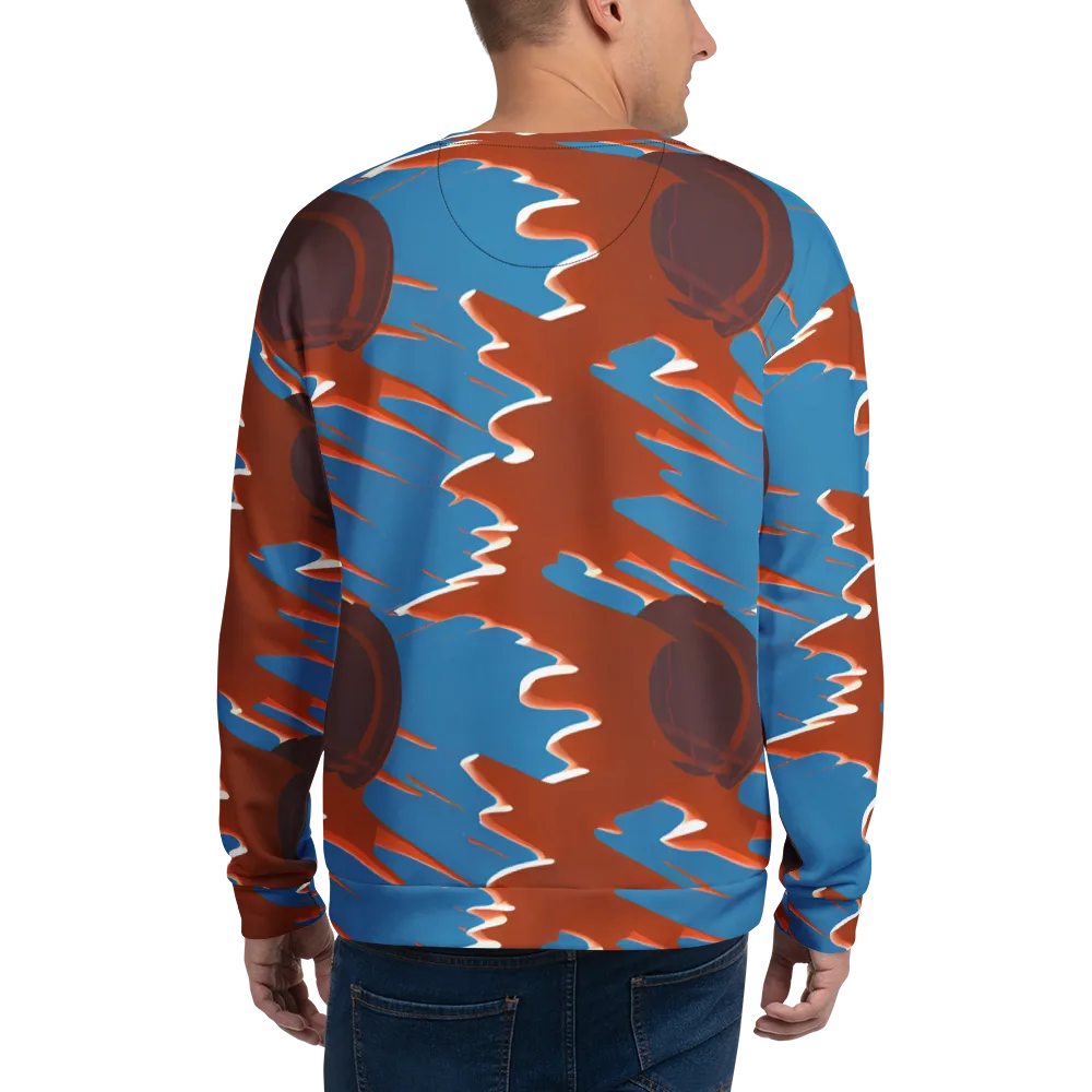 Desert Vortex on Sweatshirt — Back