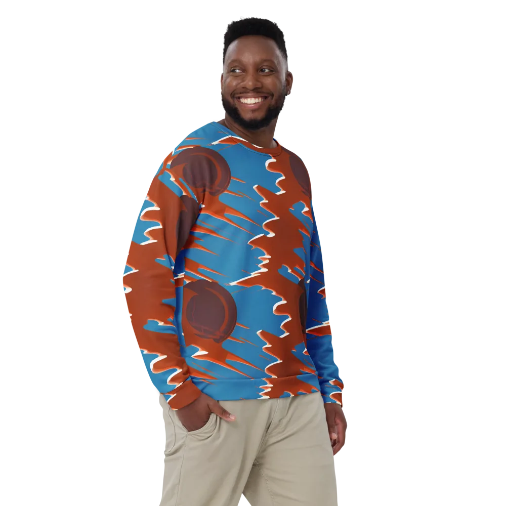 Desert Vortex on Sweatshirt — Front