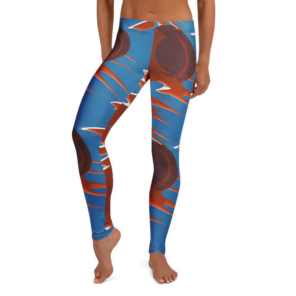 Desert Vortex on Leggings — Front