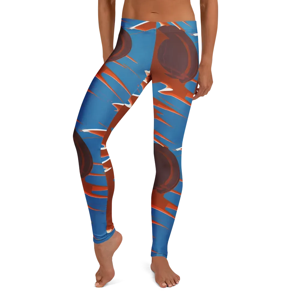 Desert Vortex on Leggings — Front