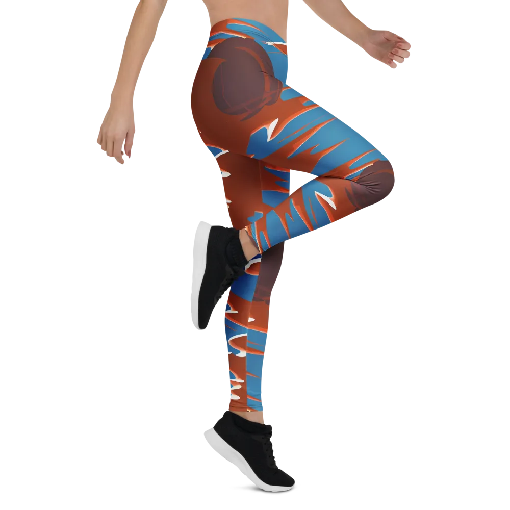 Desert Vortex on Leggings — Right
