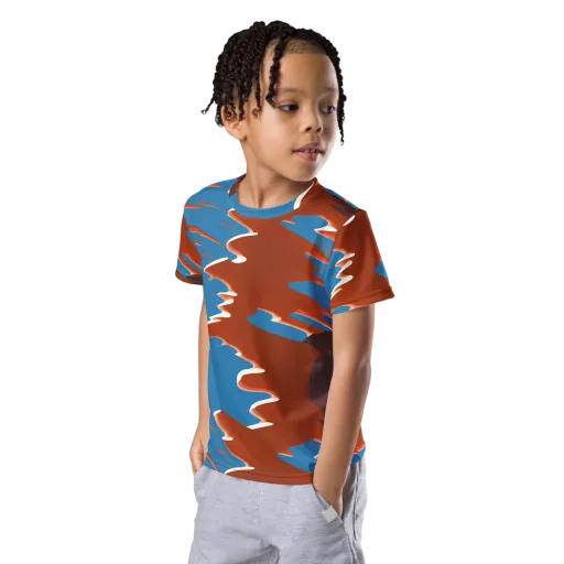 Desert Vortex on a Kids Crew Neck T-Shirt