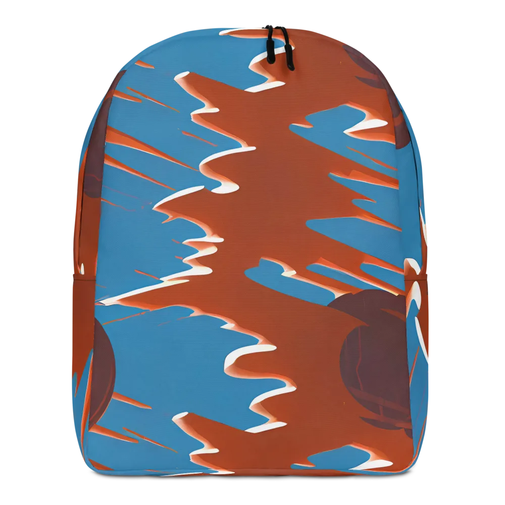 Desert Vortex on Minimalist Backpack — Front