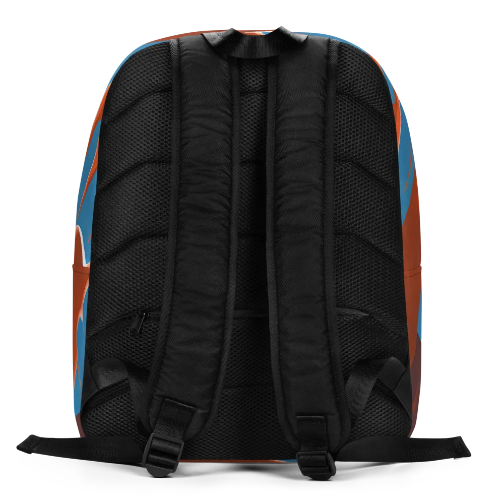 Desert Vortex on Minimalist Backpack — Back