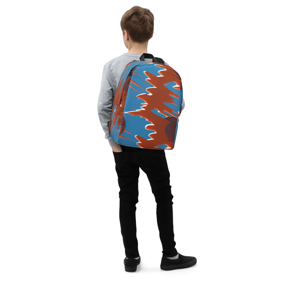 Desert Vortex on Minimalist Backpack — Right Front