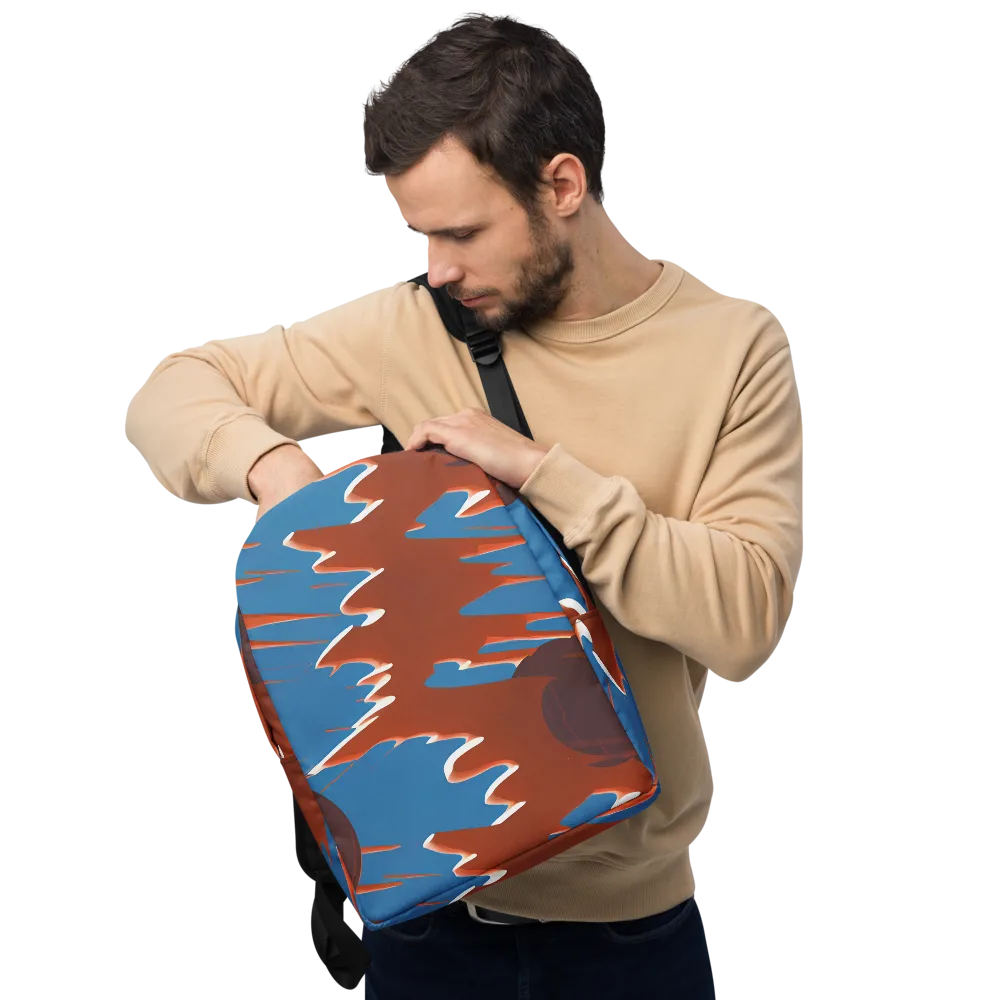Desert Vortex on Minimalist Backpack — Front