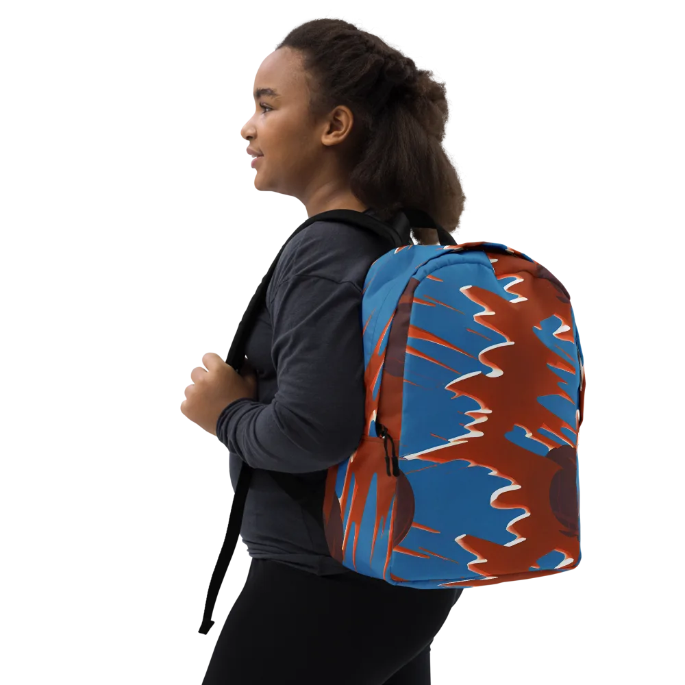 Desert Vortex on Minimalist Backpack — Right Front