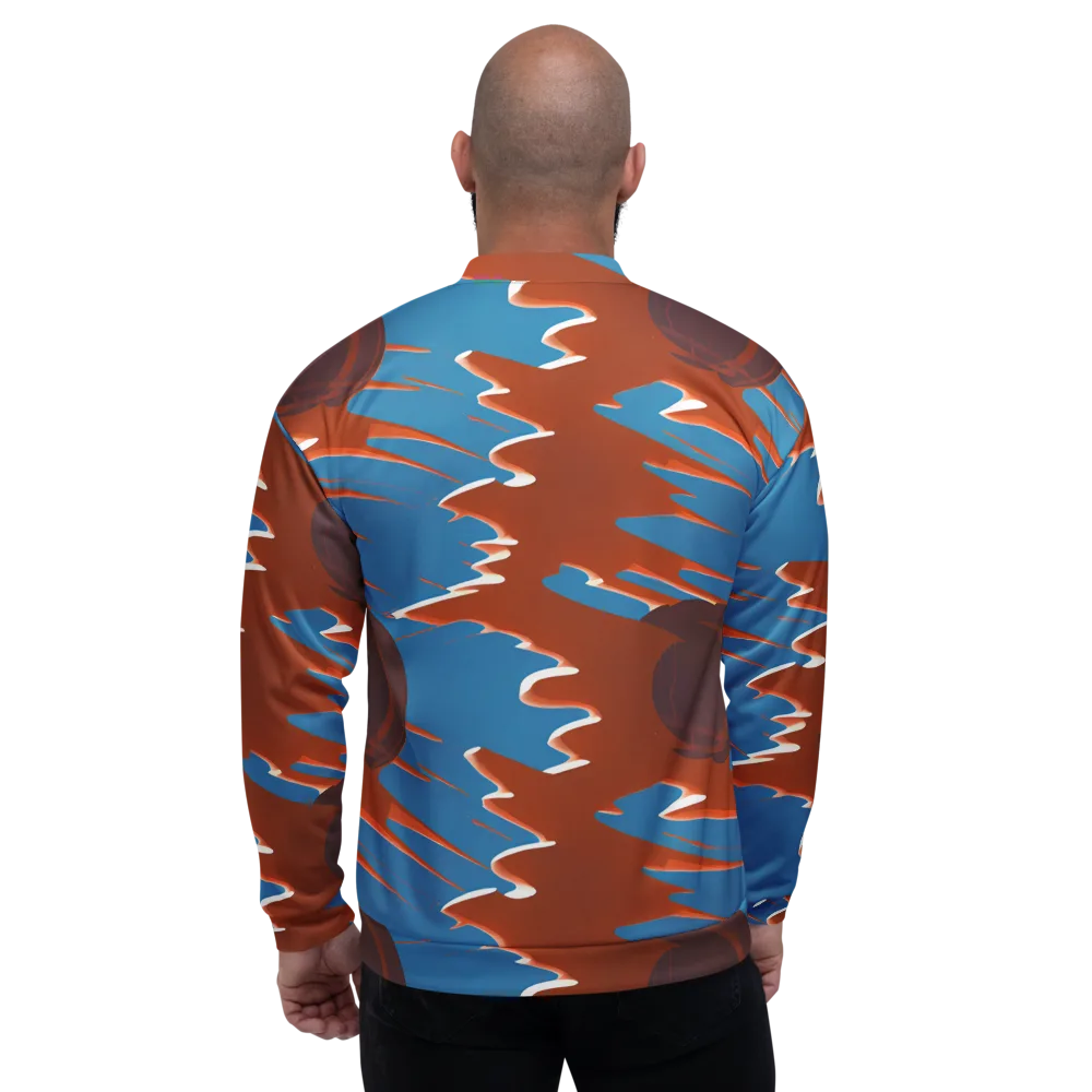 Desert Vortex on Bomber Jacket — Back