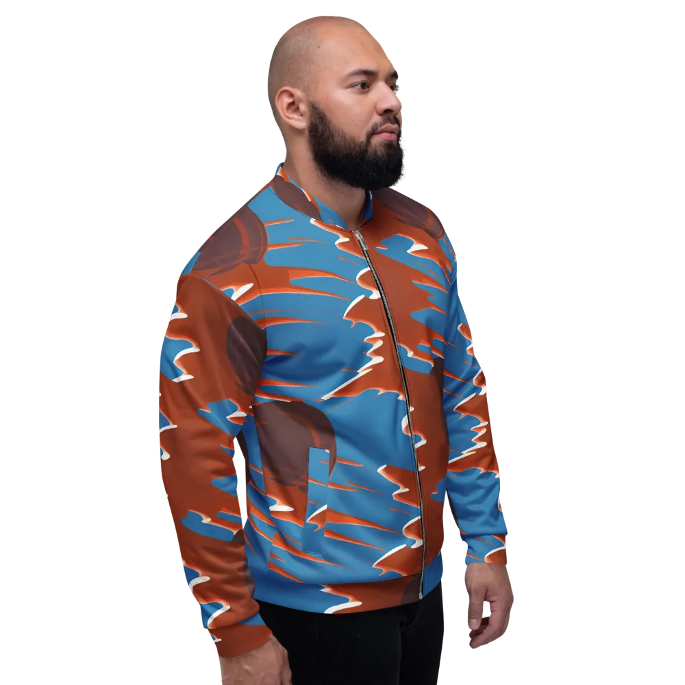 Desert Vortex on Bomber Jacket — Right
