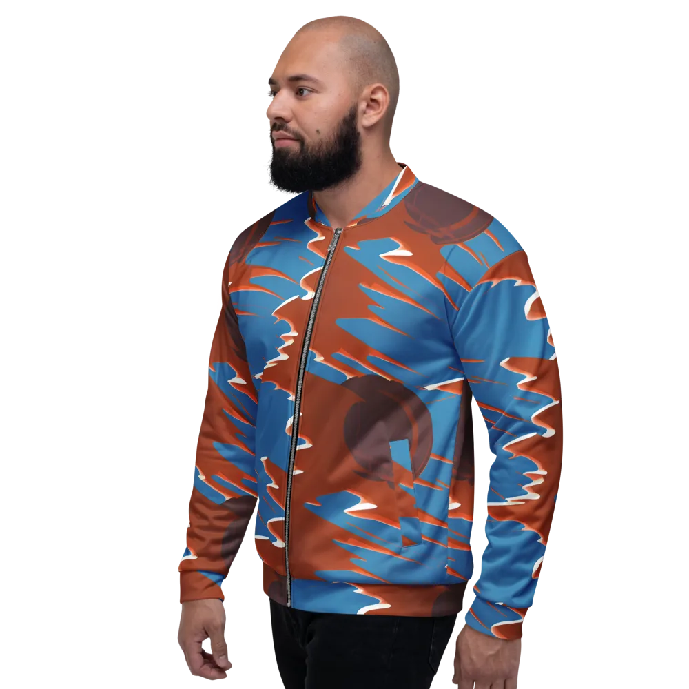 Desert Vortex on Bomber Jacket — Left