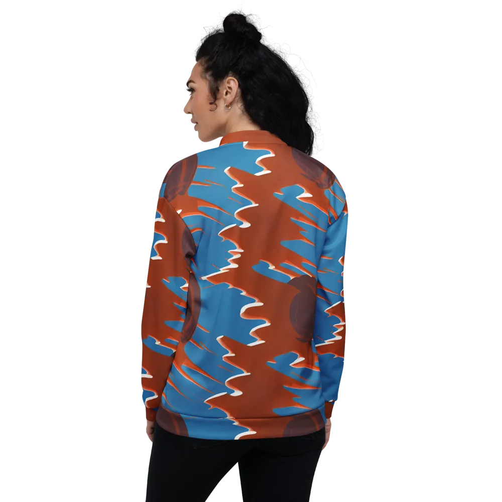 Desert Vortex on Bomber Jacket — Back