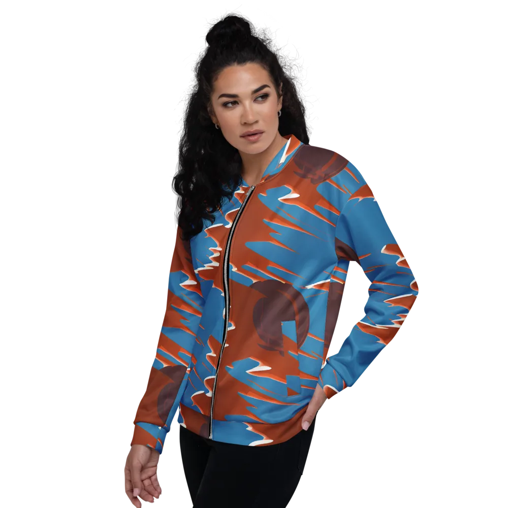 Desert Vortex on Bomber Jacket — Left