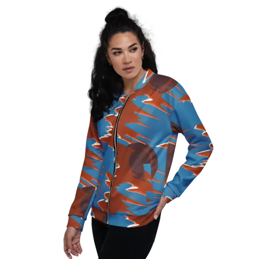 Desert Vortex on a Bomber Jacket