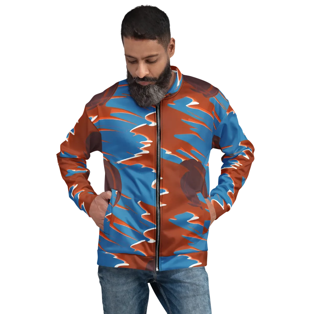 Desert Vortex on Bomber Jacket — Front