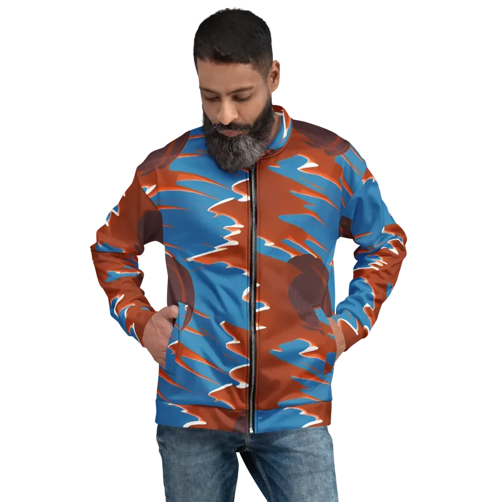 Desert Vortex on Bomber Jacket — Front