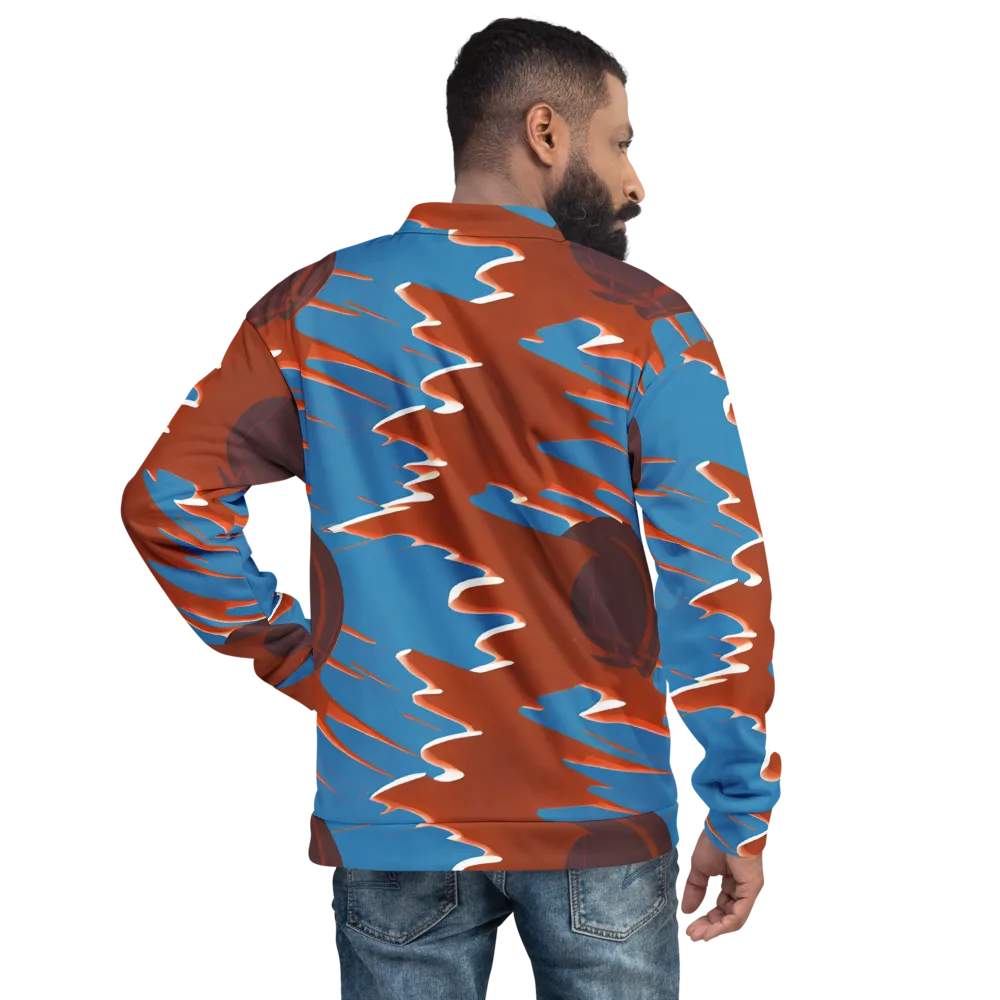 Desert Vortex on Bomber Jacket — Back